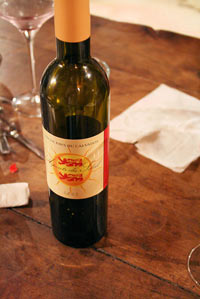 Bouteille de vin rouge normand Bouteille de vin rouge normand