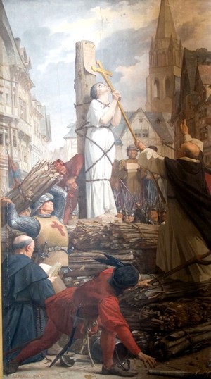 Jeanne d'Arc sur le bûcher Jeanne d'Arc sur le bûcher