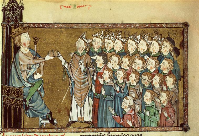 Le roi Louis X le Hutin octroie la Charte aux Normands en 1314. Jusqu'à la Révolution, ce texte sera l'étendard brandi par les Normands lors des conflits avec la royauté.