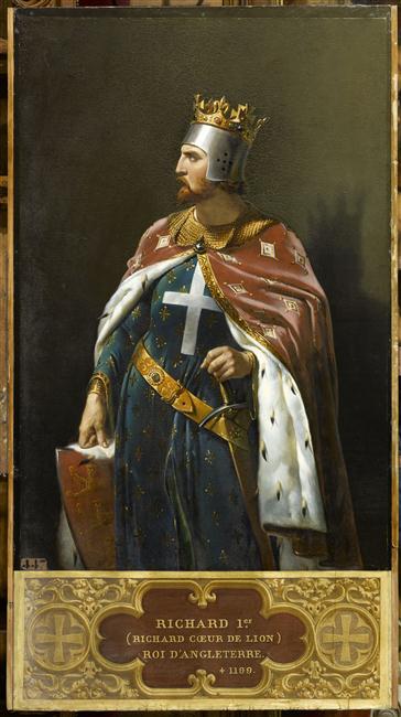 Richard Ier, Coeur de Lion, roi d'Angleterre en 1189