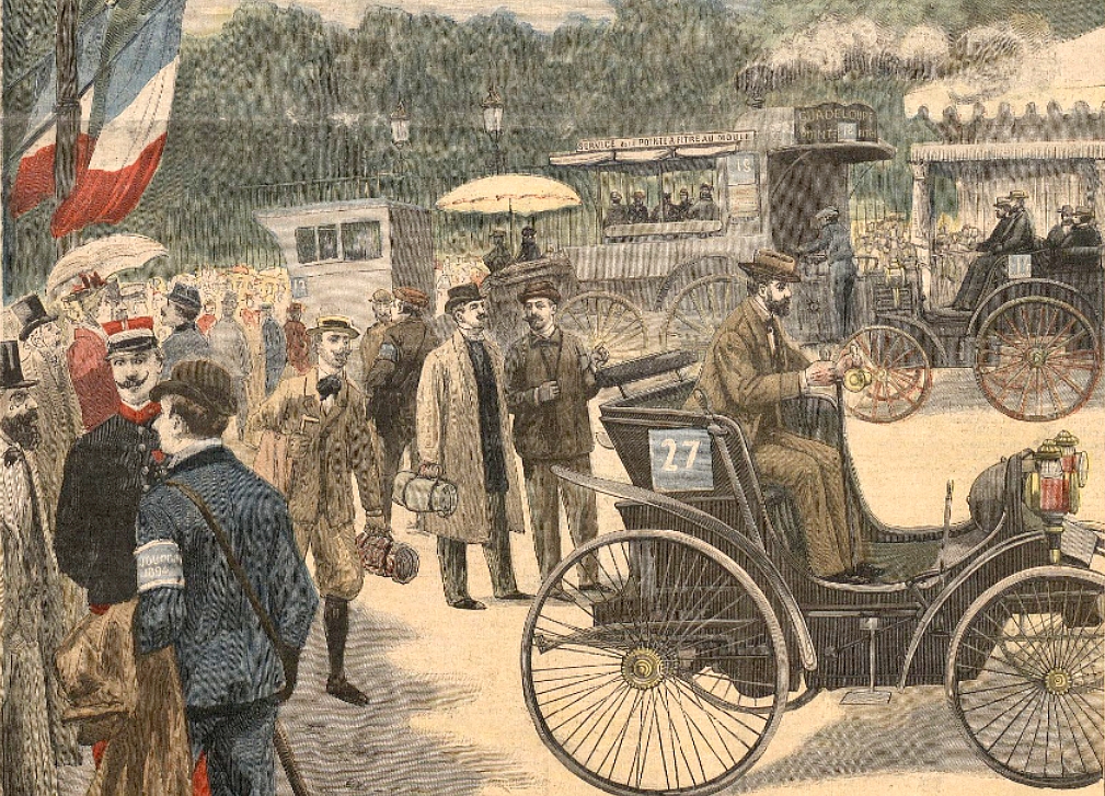 En 1894, Rouen accueille la première course automobile du monde
